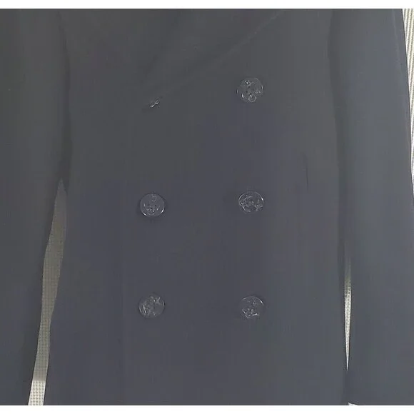 Naval Clothing Factory Peacoat 36 Vintage 40s Navy Stenciled 8